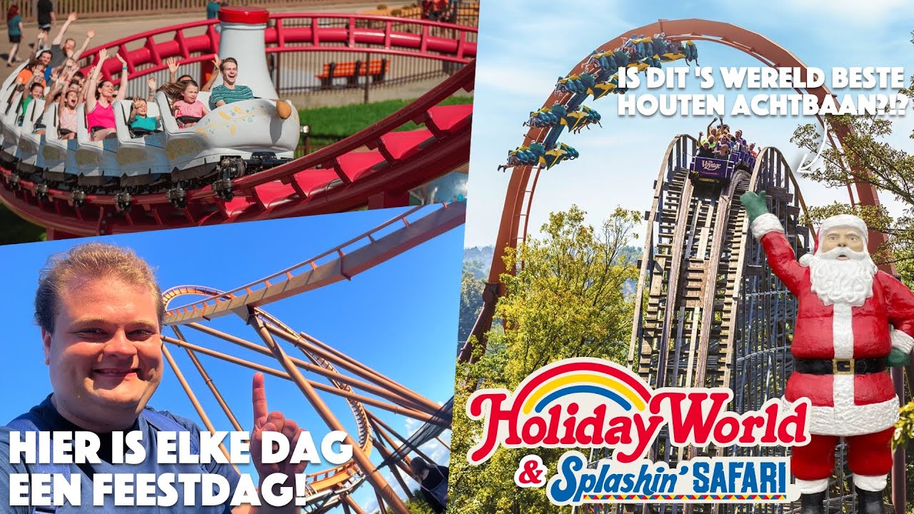 HIER vier je alle feestdagen in 1 dag! Holiday World in Santa Claus, Indiana