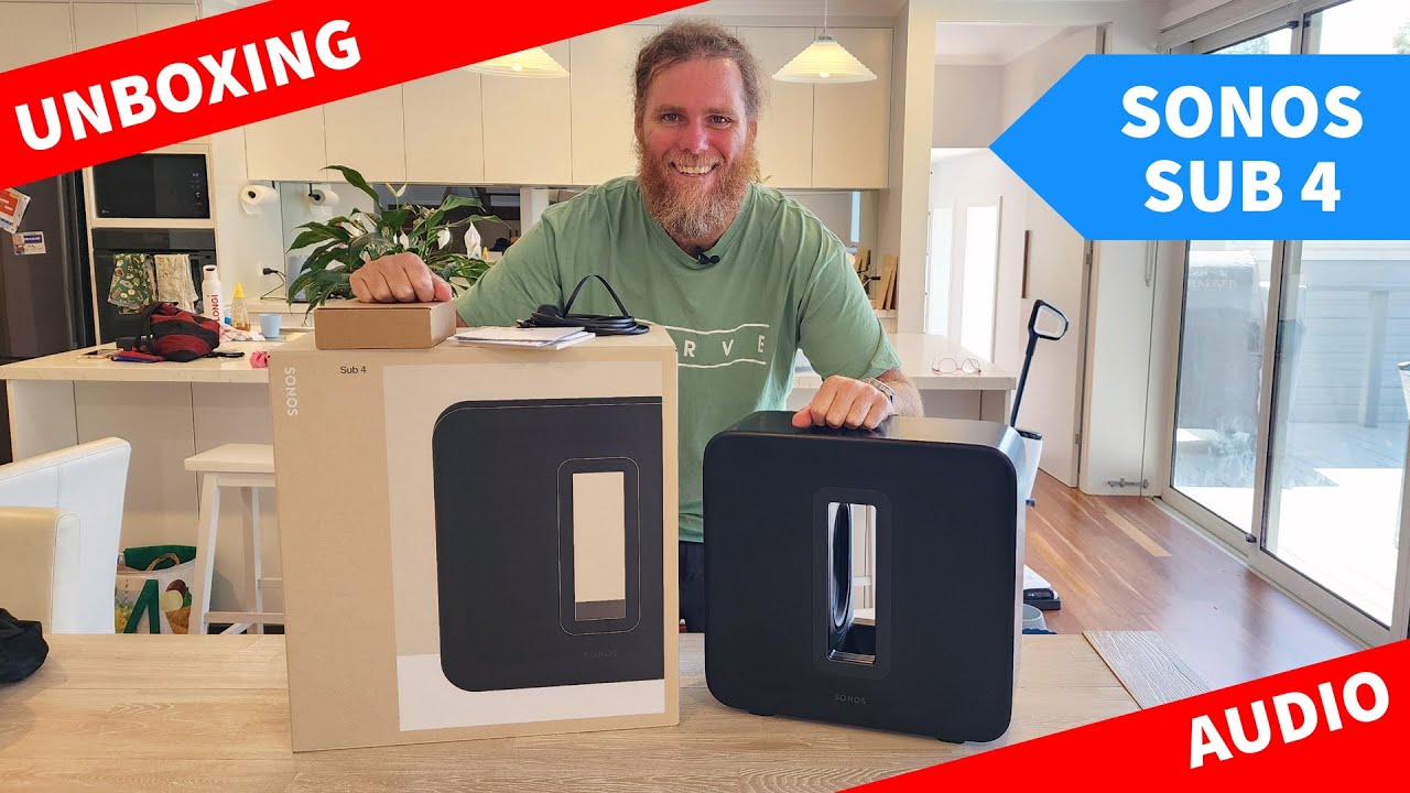 Sonos Sub Gen 4 Unboxing - New Sonos Subwoofer for 2024