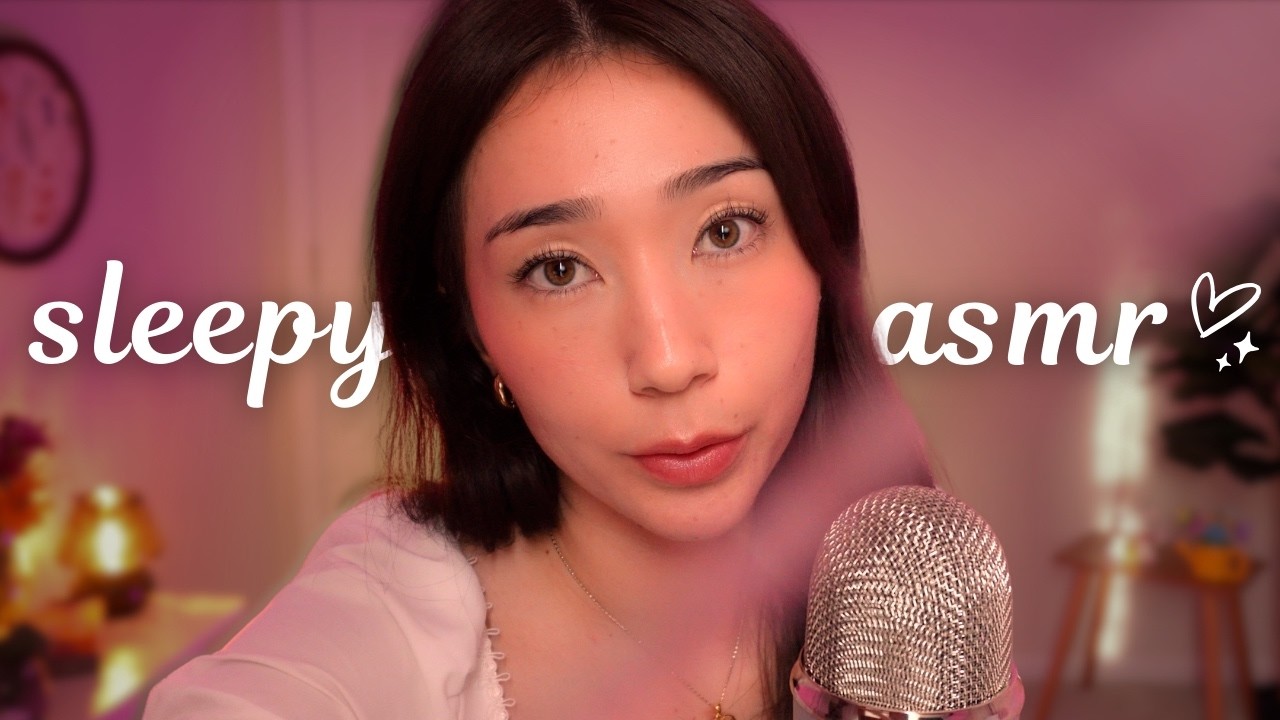 ASMR to Make You Sleepy ♡ (mouth sounds, personal attention, spoolie nibbling, tape & more)