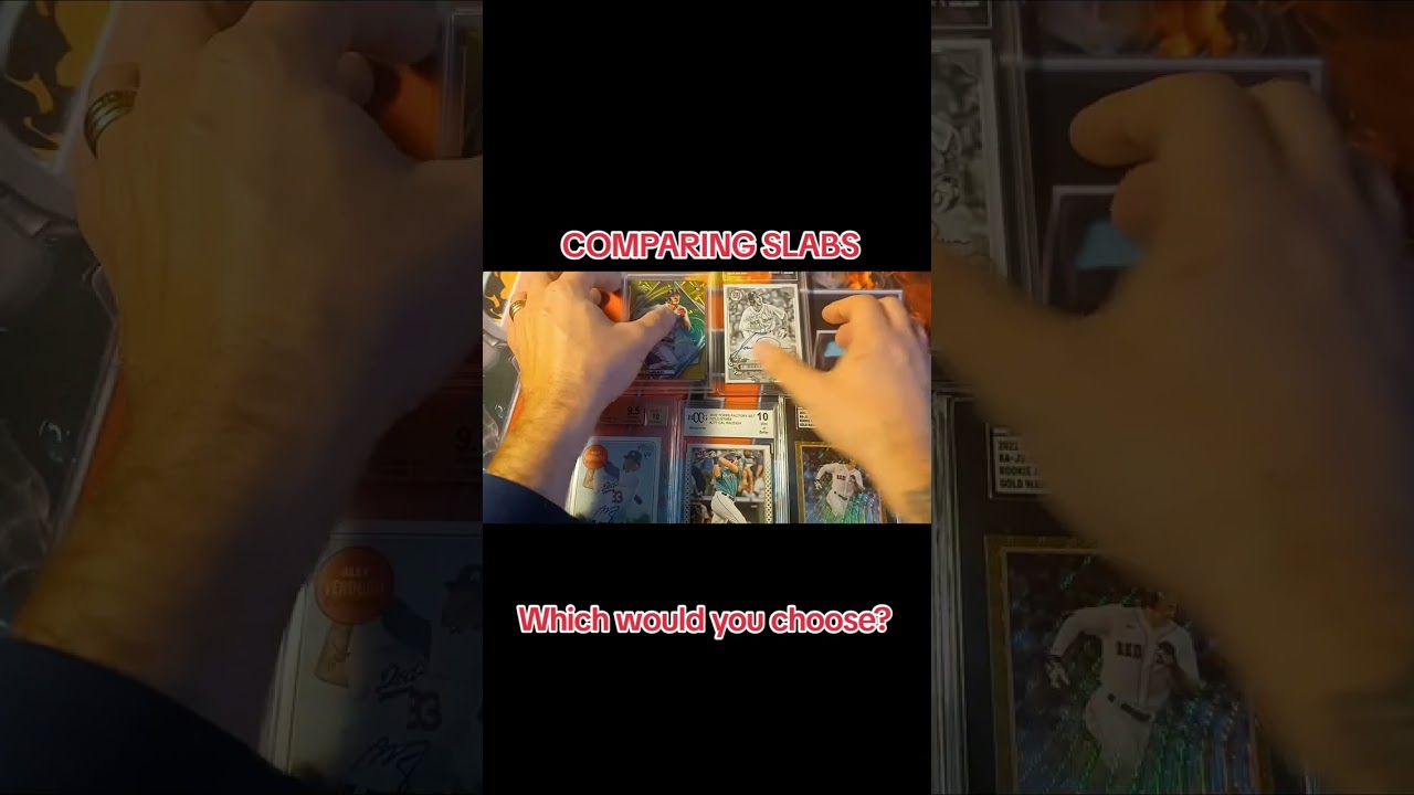 Let's compare slabs... #psa #beckett #tag #sgc #gradedcards 