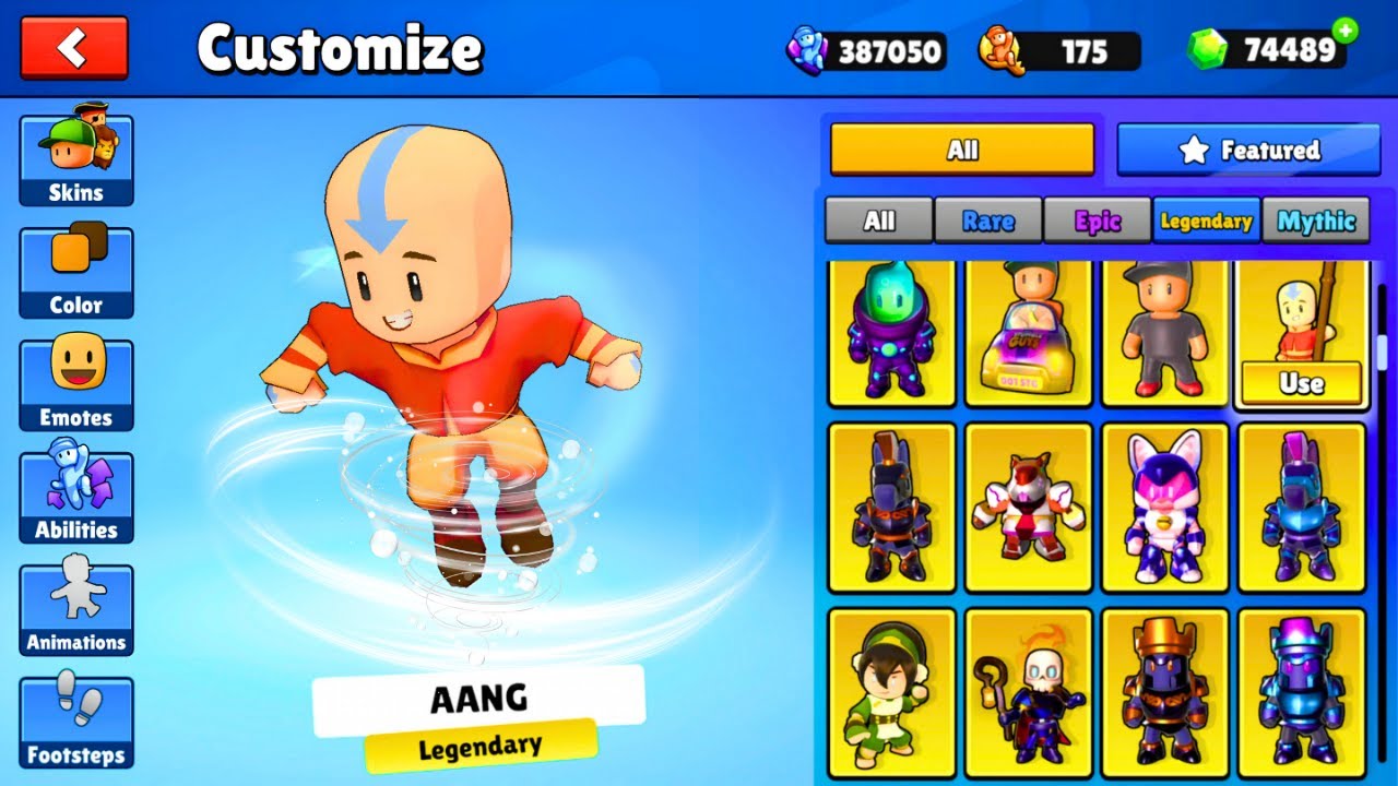 CRAZY!! I Tried the NEW AAN Avatar Skin That Can FLY in Stumble Guys! 😱🔥