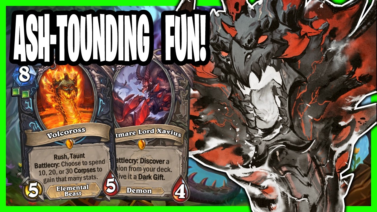 Volcoross DK is MAGMA-nificent! Emerald Dream Mini Set Hearthstone Death Knight Deck