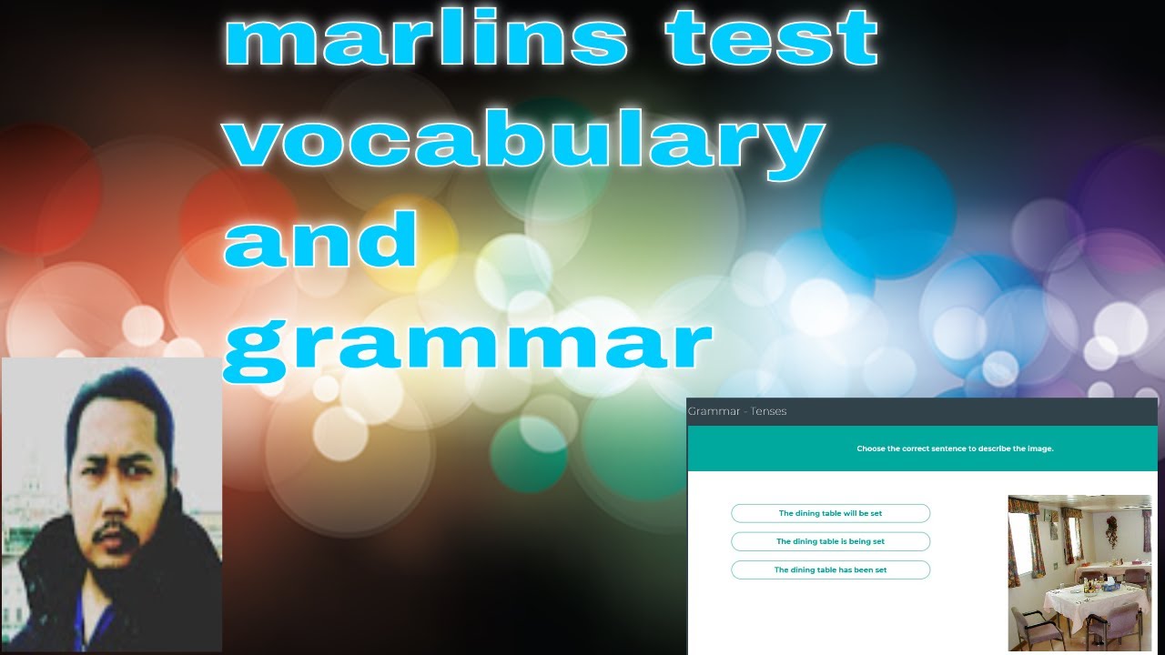 BELAJAR MARLINS TEST || VOCABULARY & GRAMMAR