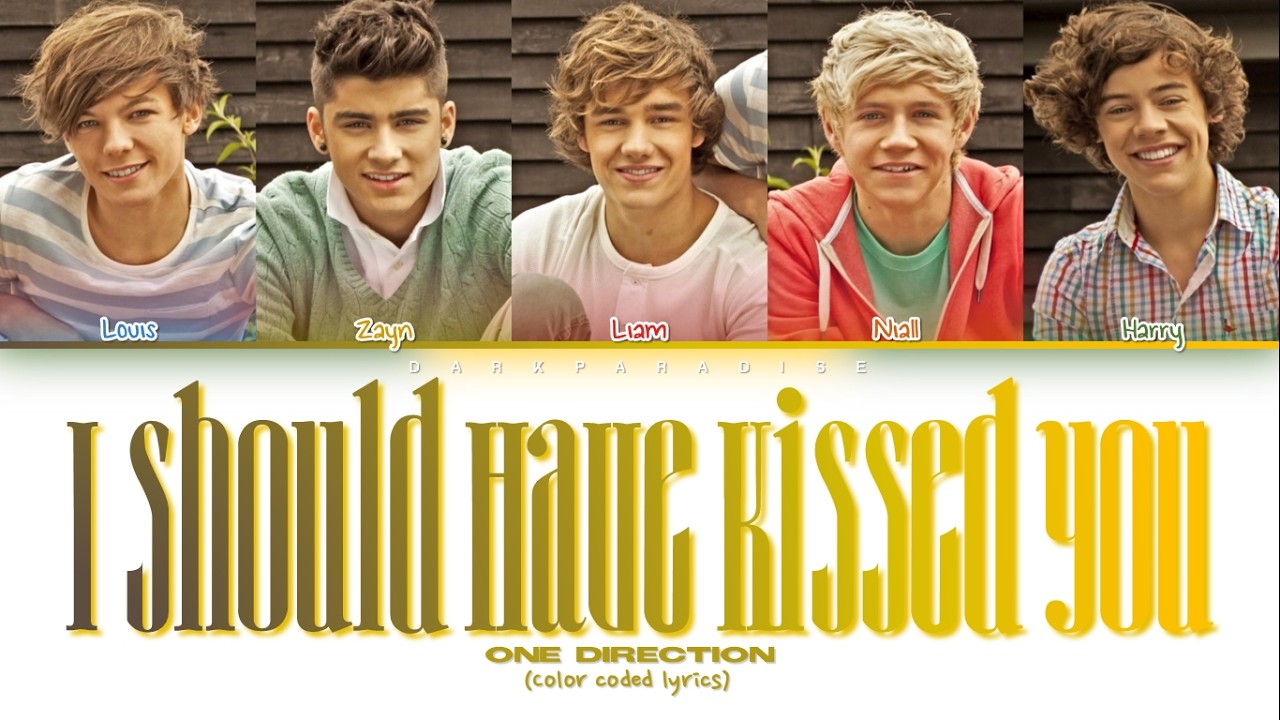 One Direction - I Should Have Kissed You (Color Coded Lyrics)