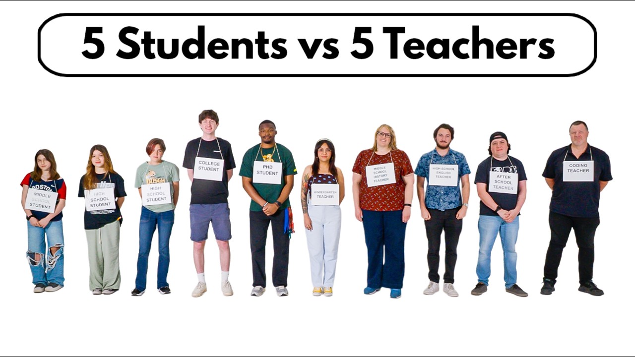 5 Students vs 5 Teachers