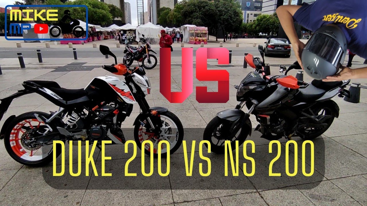 DUKE 200 vs NS 200  ¿Cuál te comprarías? ¿Son gemelas? | Mike MP