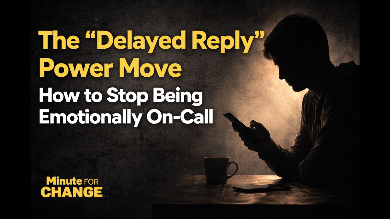 The “Delayed Reply” Power Move, How to Stop Being Emotionally On-Call