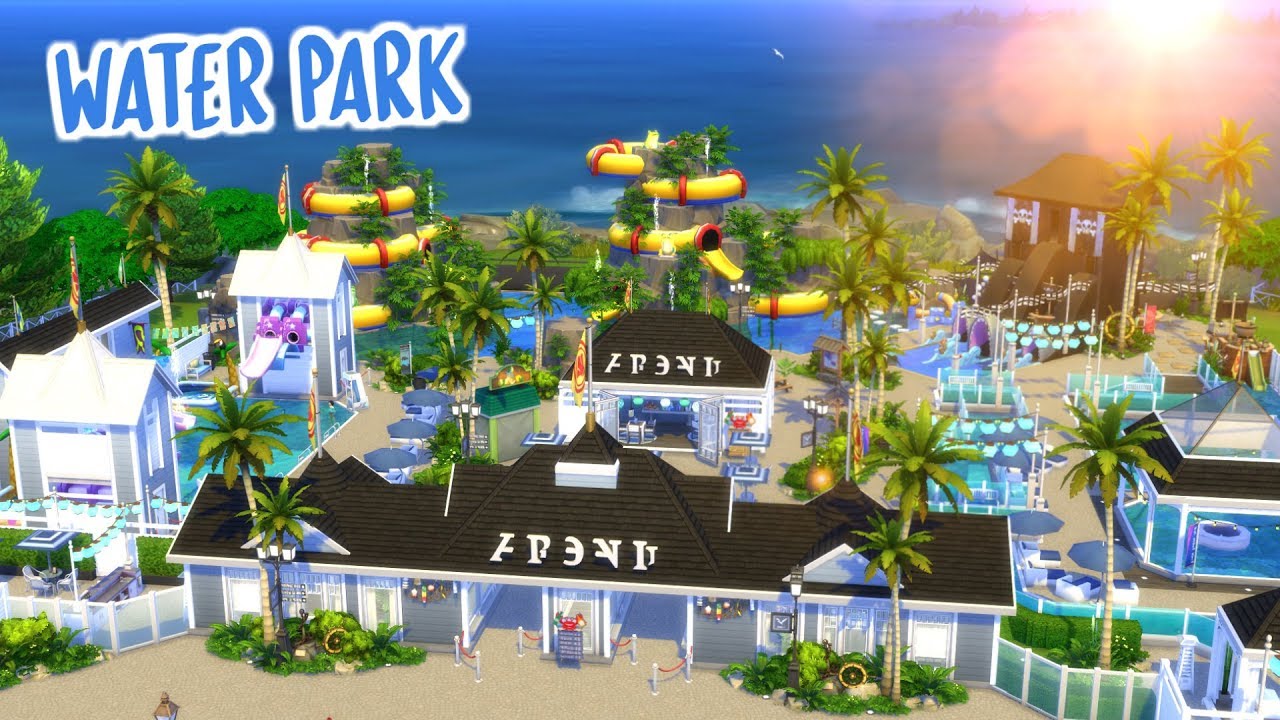 WATER PARK 🌊 | The Sims 4 Speed Build