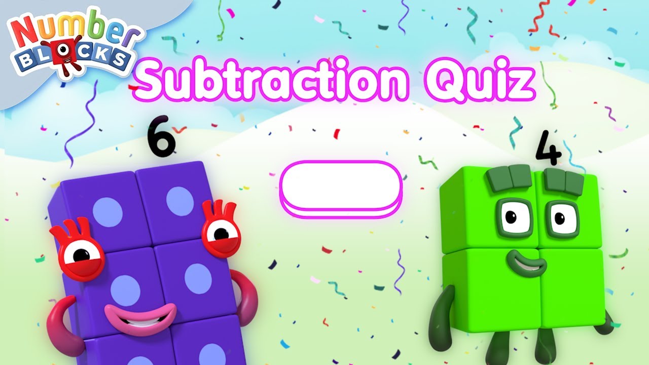 Subtraction Number Magic Quiz | Learn to Count | @Numberblocks