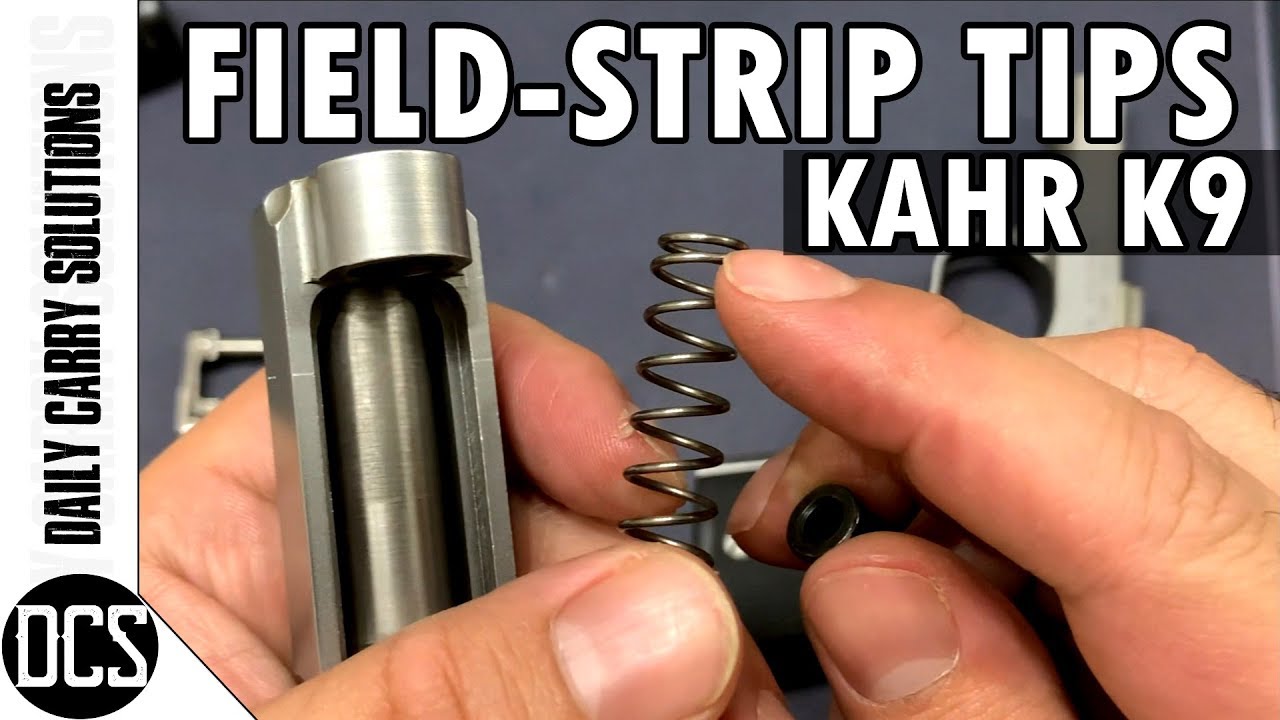 Kahr Arms K9 - Quick Field Strip Tips (Disassembly/Reassembly)