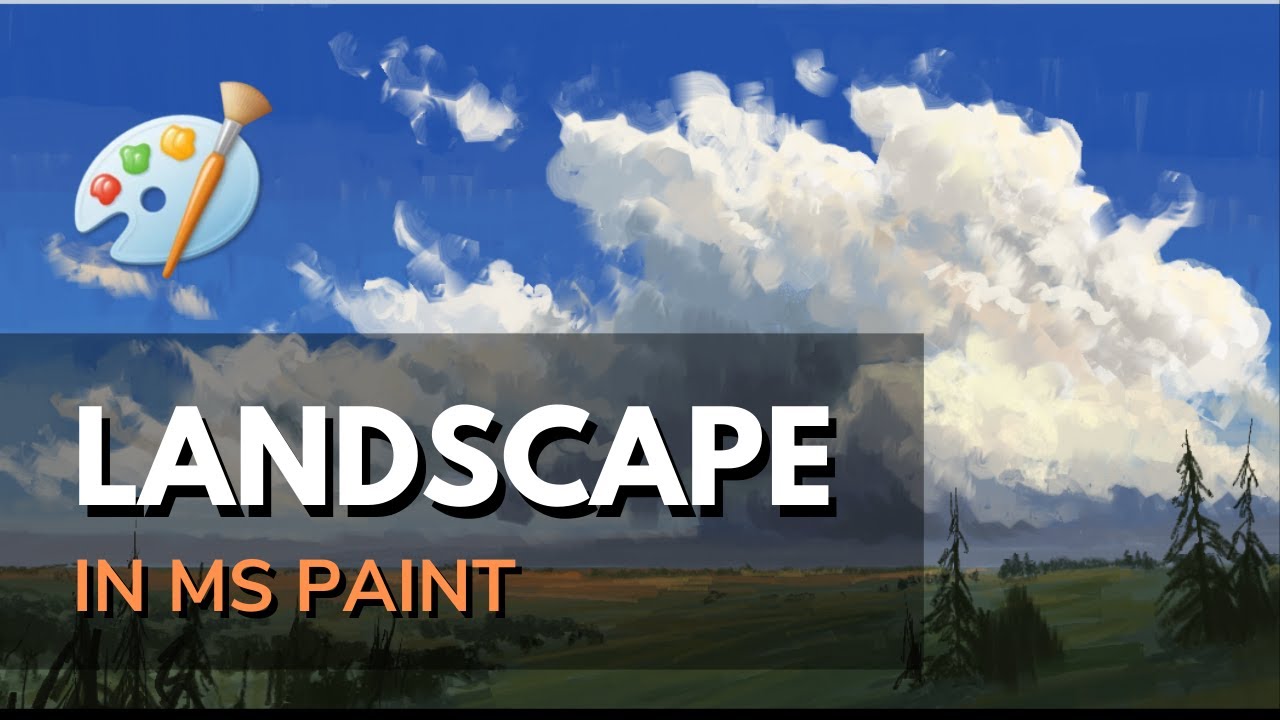 Painting a swirling cloud in MS Paint