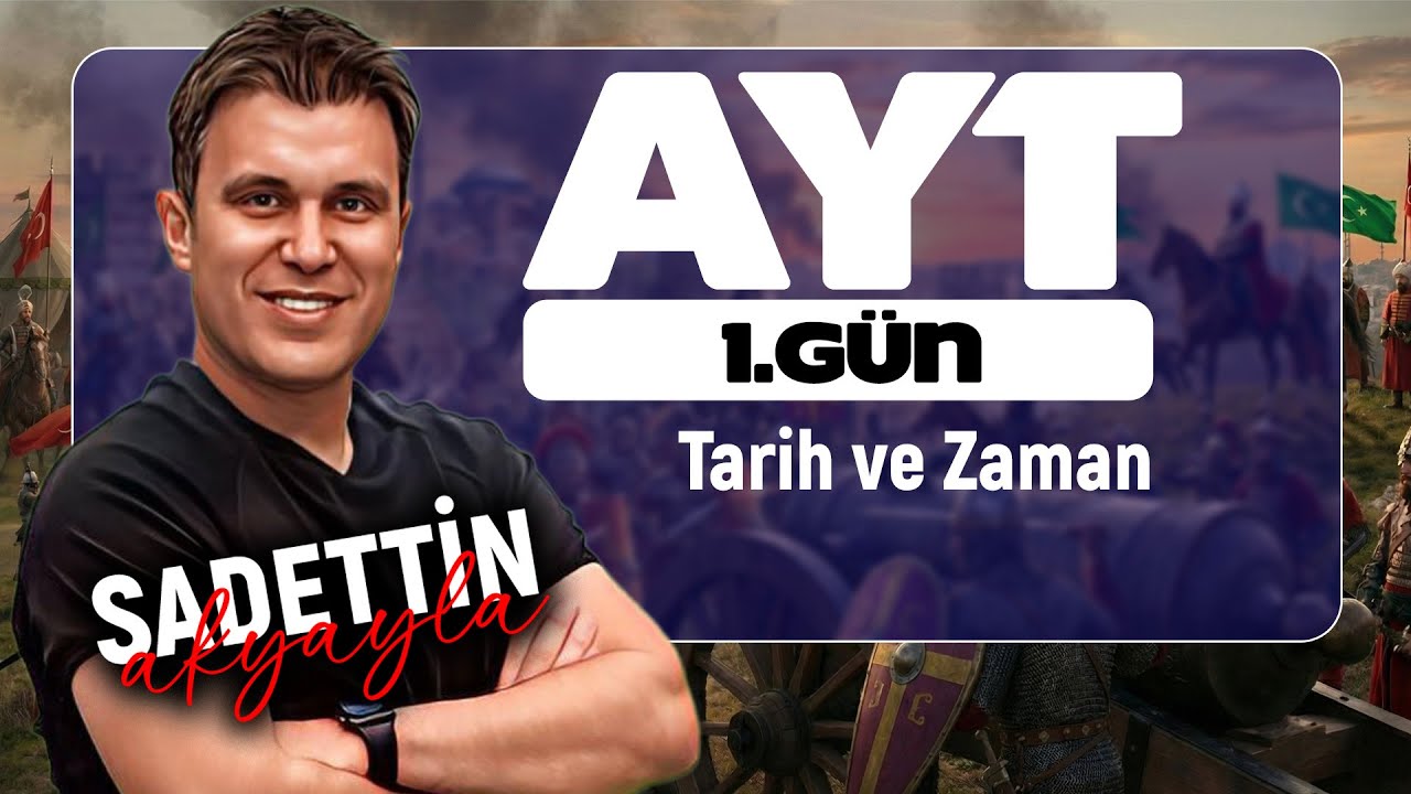39 Günde AYT Tarih | 1. GÜN: Tarih ve Zaman (YKS 2026)