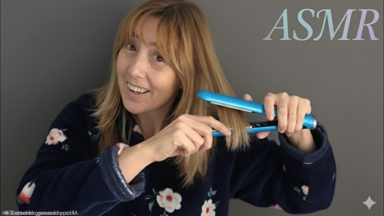 ASMR |  ​Planchado de pelo y una charla sobre comprar menos.
