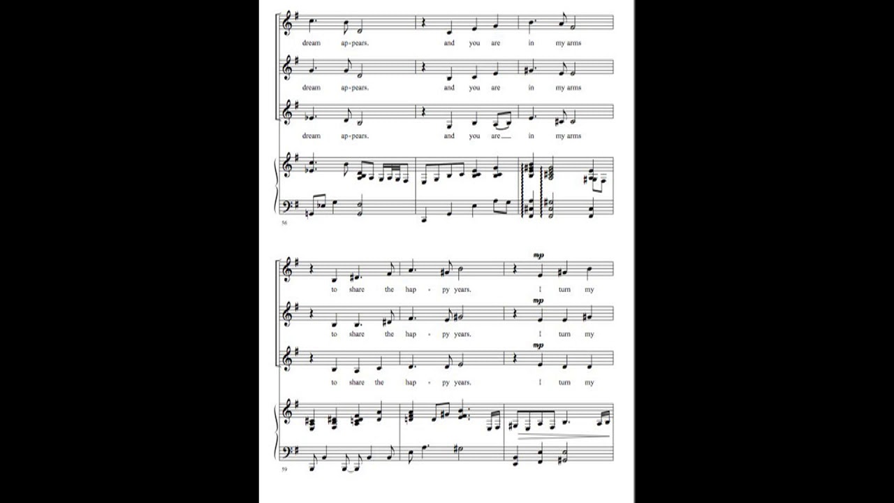 When October Goes (with Autumn Leaves) - SSA, arranged Paul Langford