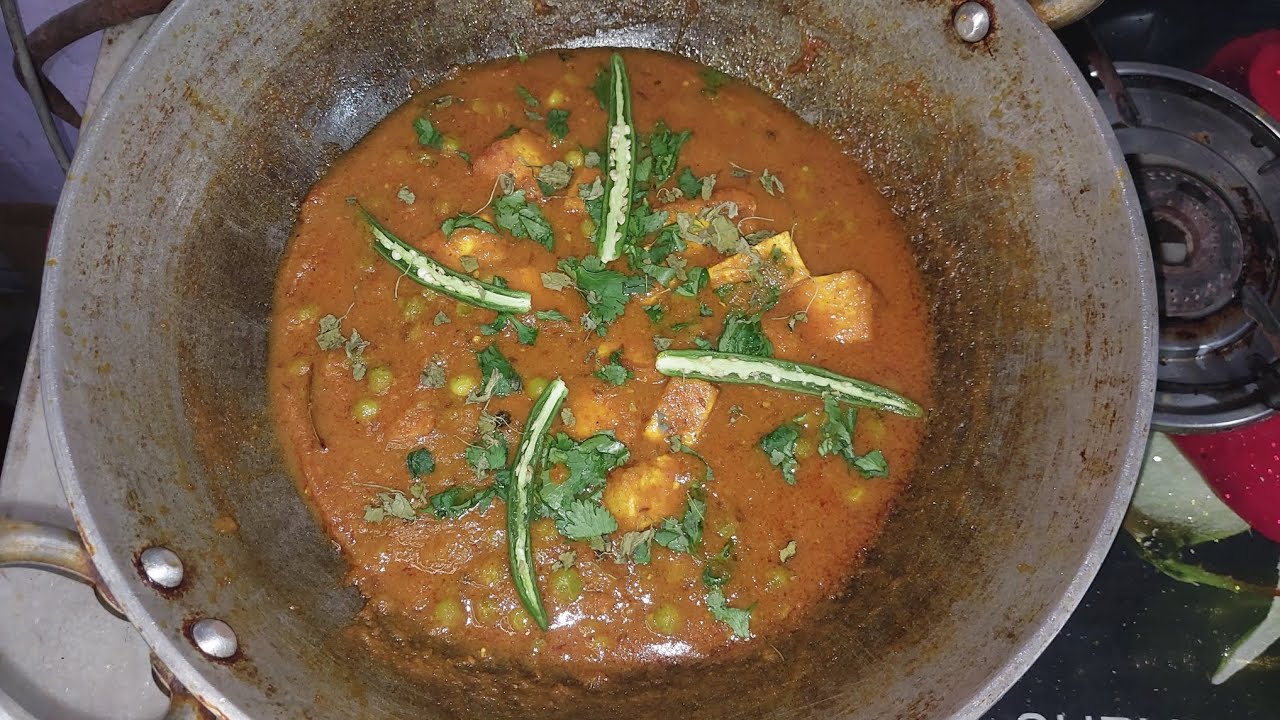 Swadist Matar Paneer...