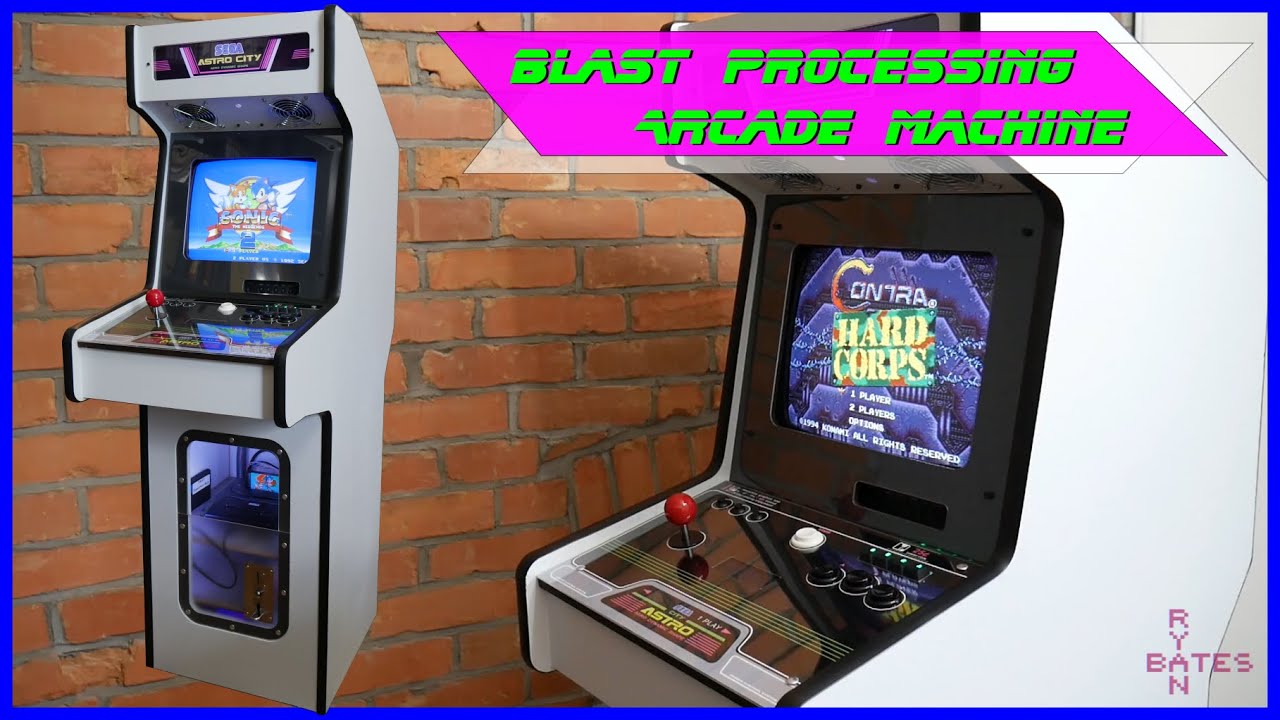 Sega Mega Genesis Drive Arcade с настоящим оборудованием