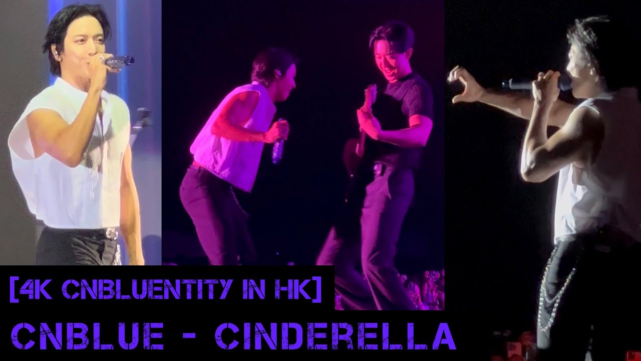 [CNBLUENTITY in HK] CNBLUE Live - Cinderella 신데렐라 🩷  (Yonghwa focus with Jungshin Minhyuk)