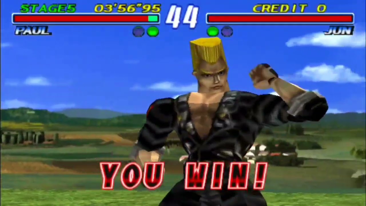 Tekken 2 - Paul Phoenix - Arcade Mode