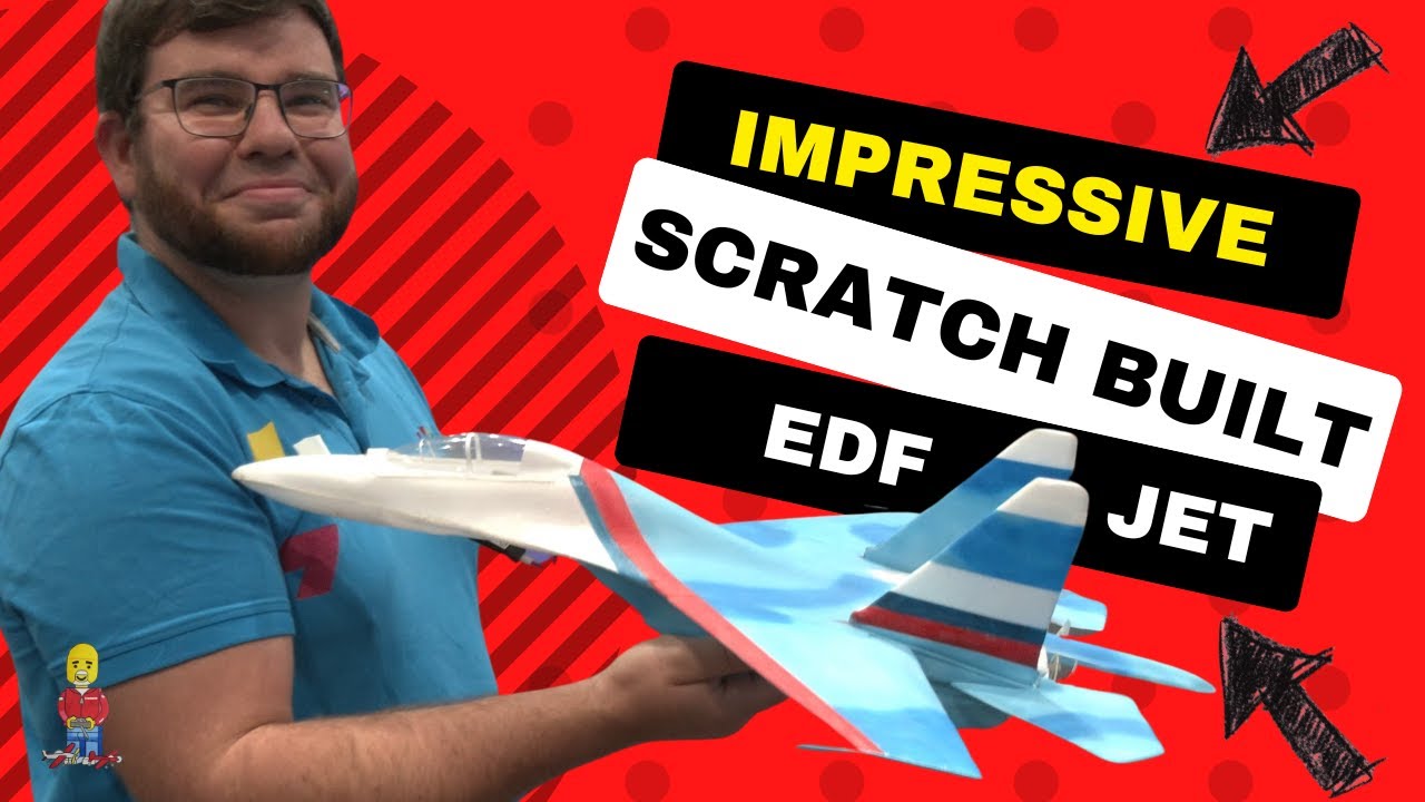 Impressive ! Micro Thrust Vectored Su-27 EDF Jet | Master Aero-modeller J&uuml;rgen Sch&ouml;nle