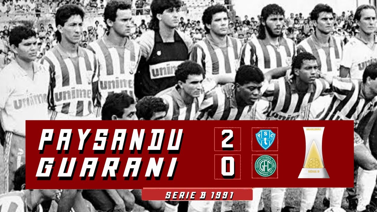 PRIMEIRO NACIONAL DO PAPÃO|Paysandu 2 x 0 Guarani | Final série b 1991 | MELHORES MOMENTOS