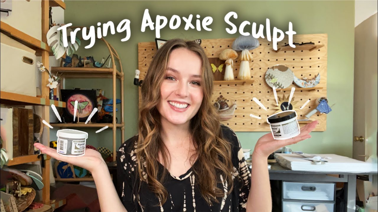 Лучшая самозастывающая глина?! Впервые пробую Apoxie Sculpt.