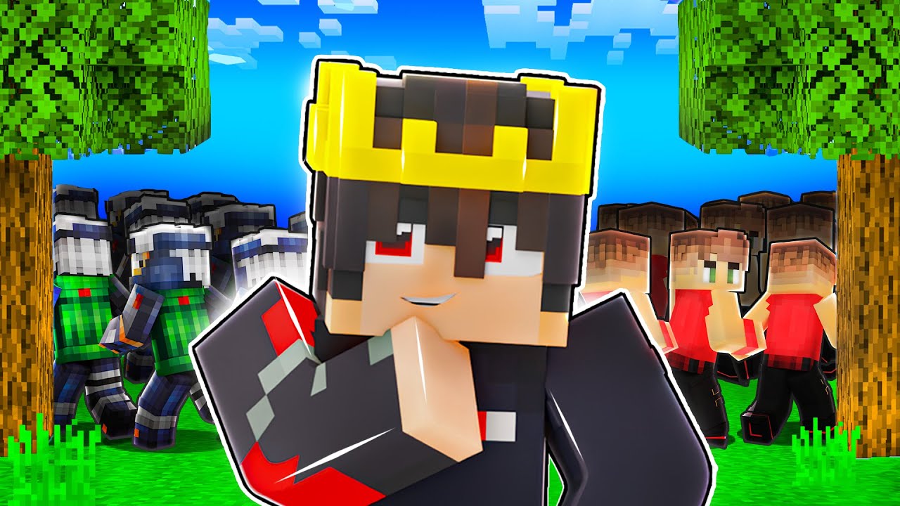 لعبت غميضة مع 100 يوتيوبر في ماين كرافت 😆😍