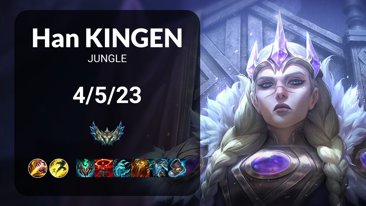 Han Kingen Sejuani vs DRX Croco Vi JUNGLE - KR CHALLENGER Patch 13.13
