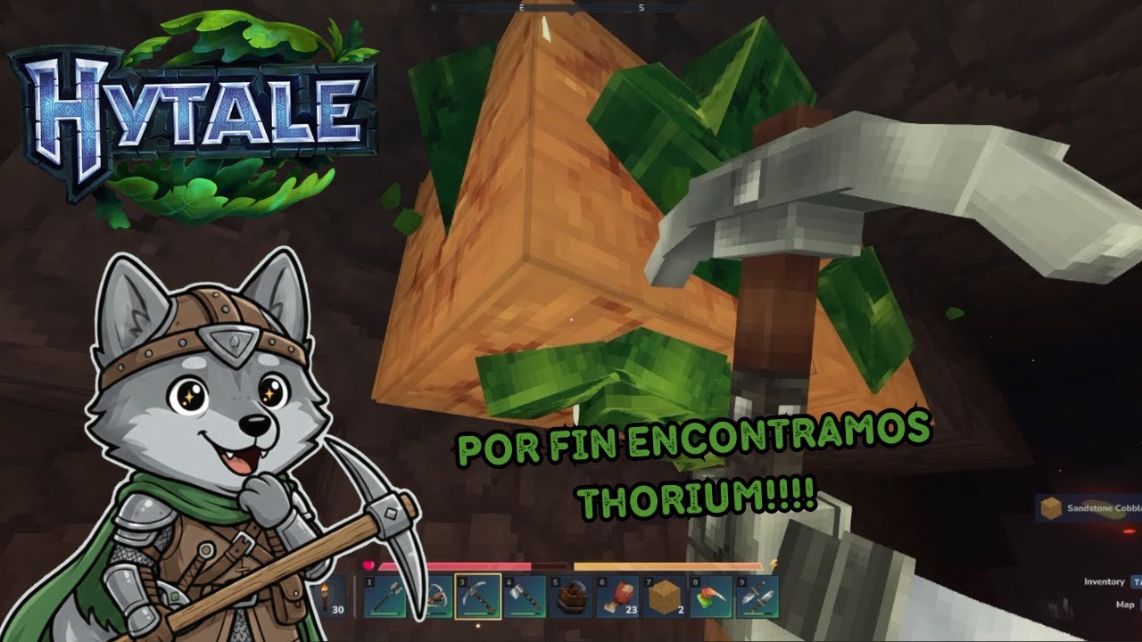 NUESTRA BUSQUEDA ACABO ENCONTRAMOS THORIUM!!! - HYTALE