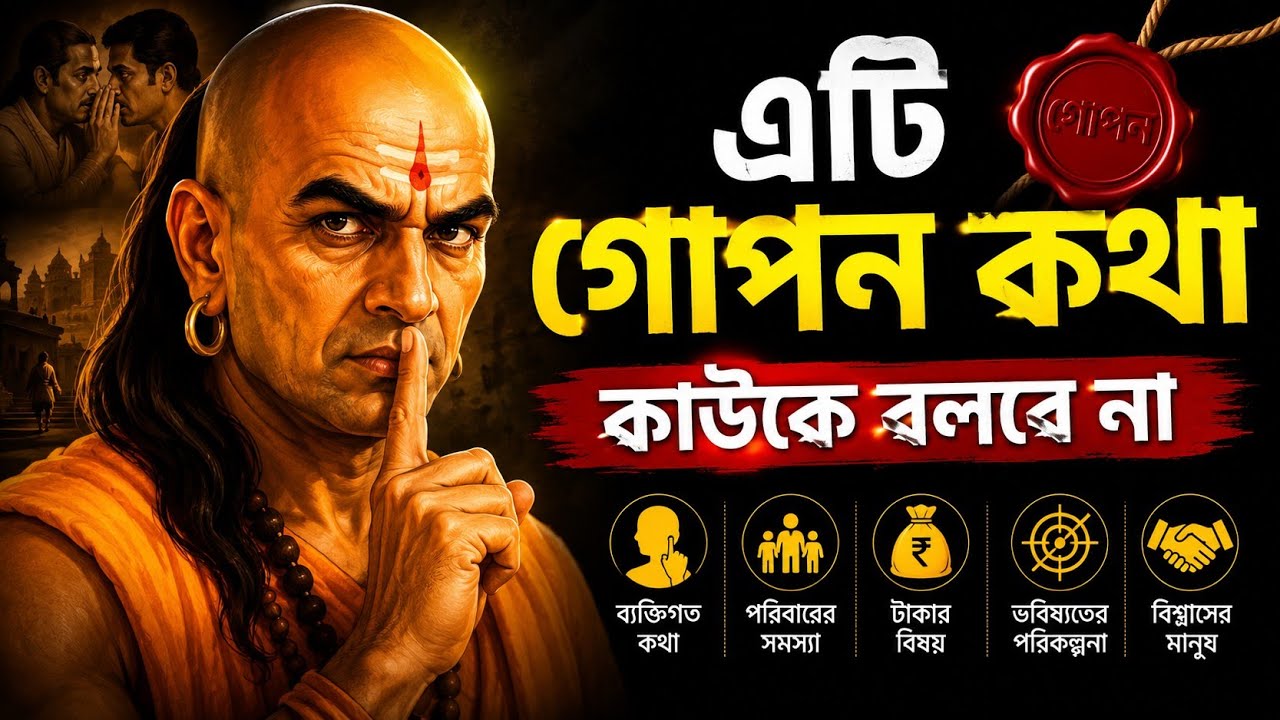 চাণক্যের মতে এই ৭টি কথা কাউকে বলবেন না।বললেই বিপদ।chankya niti 