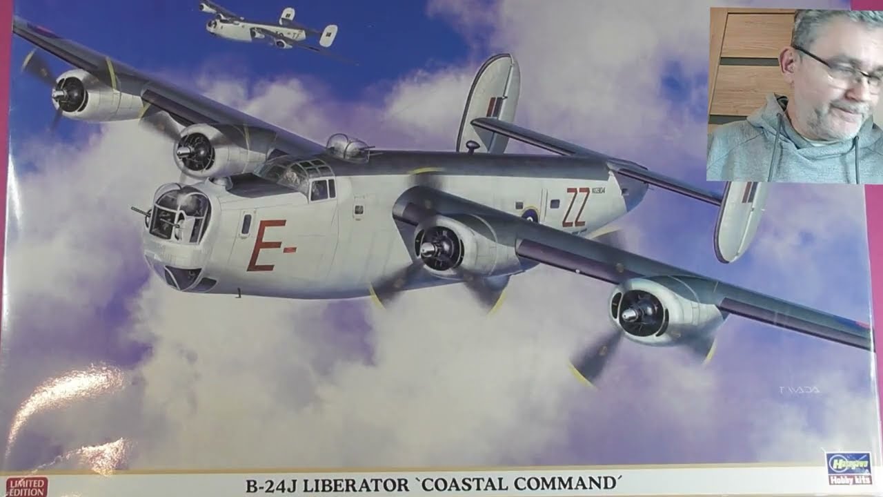 B-24J Liberator 1:72 Hasegawa, Avia S-99 1:72 Eduard - Unboxing