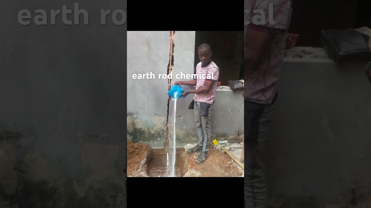 earth rod chemical, copper rod earthing installation