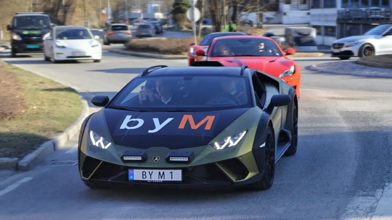 Loud Supercars Accelerating | Bymedhus Driveout 2025