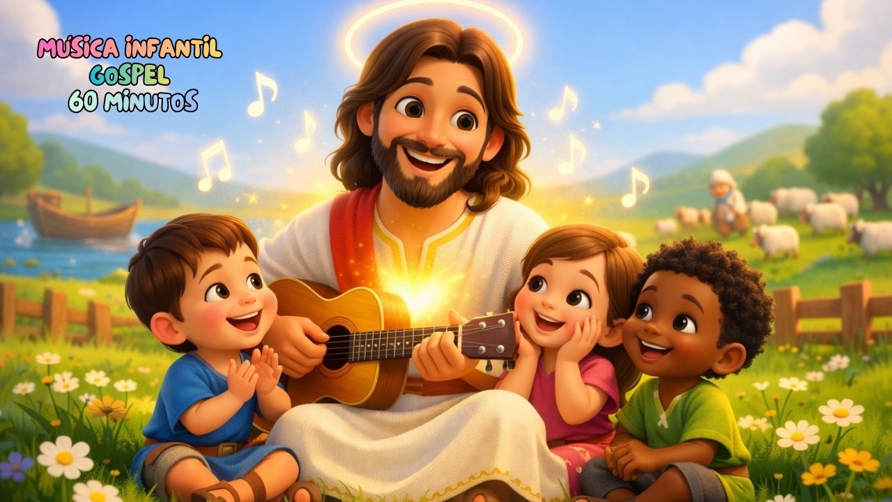 Histórias Bíblicas Cantadas | Fé e Amor de Jesus | 1 Hora de Música Gospel Infantil | Coletânea