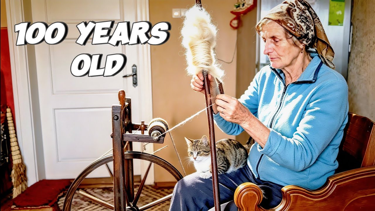 Using a 100-Year-Old Tool for Wool | Simple Life in the Carpathian Mountains