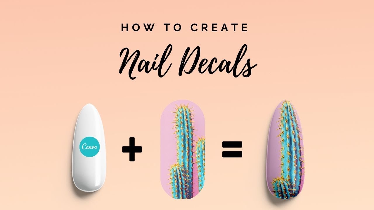 How to make Nail Decals  (Using Canva on desktop/ laptop)