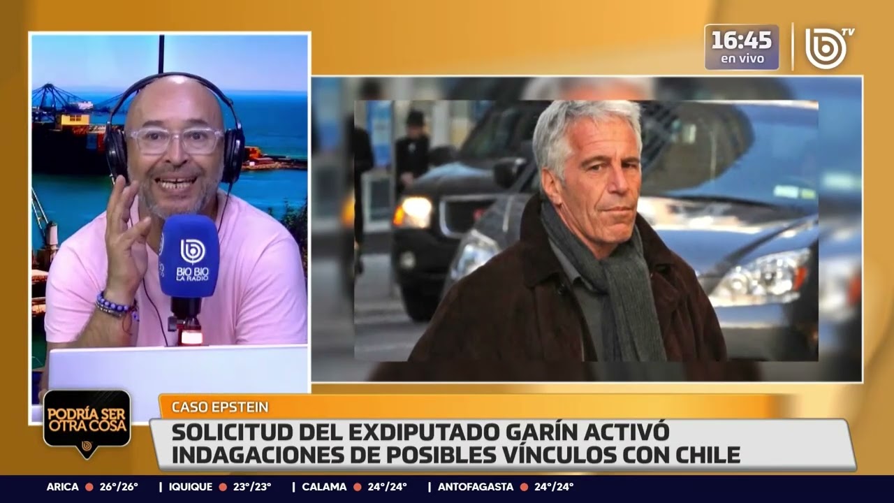 Archivos Epstein: Solicitud de exdiputado Garín activó investigación x posibles vínculos con Chile