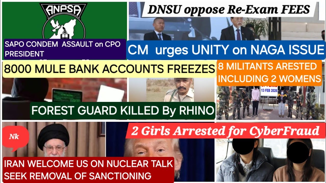 NAGAMESE NEWS 16 February 2026LATEST KHOBOR 