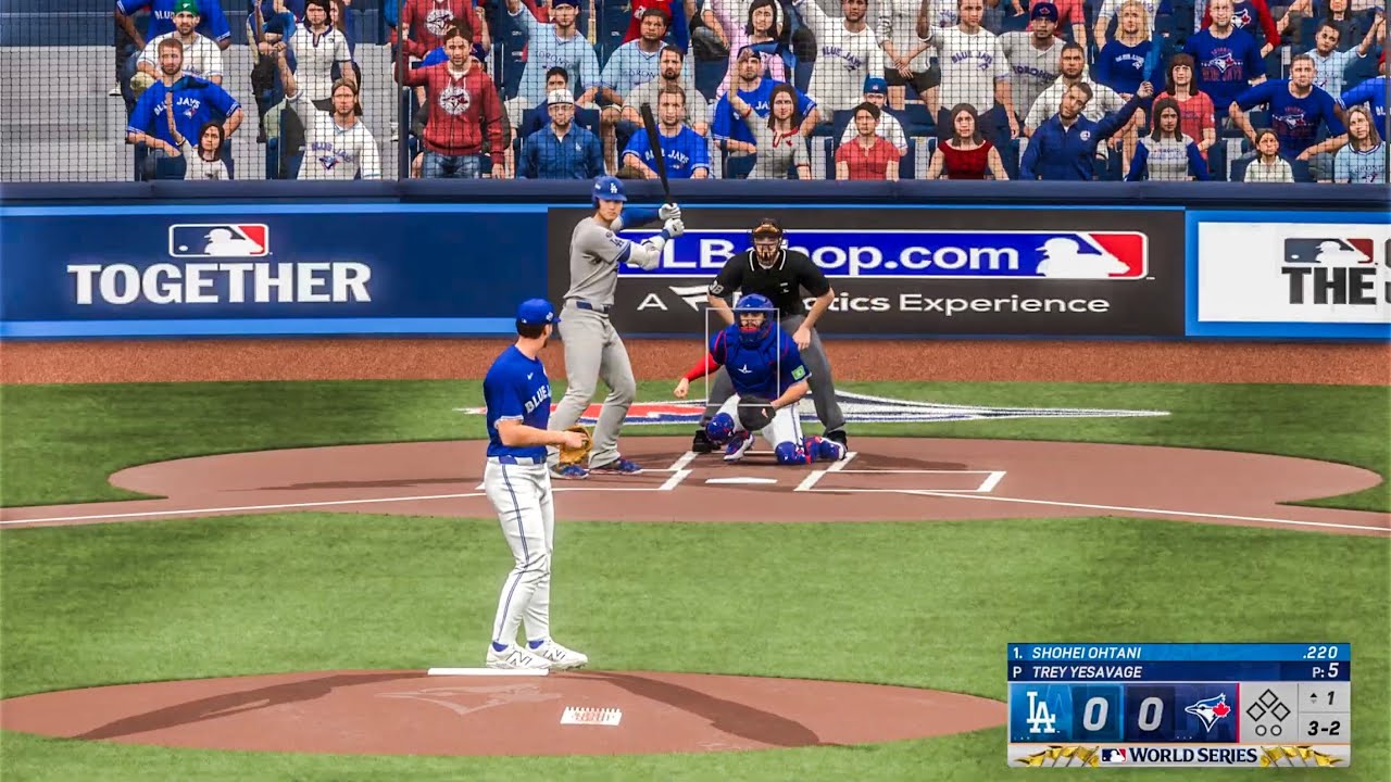 LA Dodgers vs Toronto Blue Jays Game 1 World Series 2025 MLB The Show 25 Gameplay