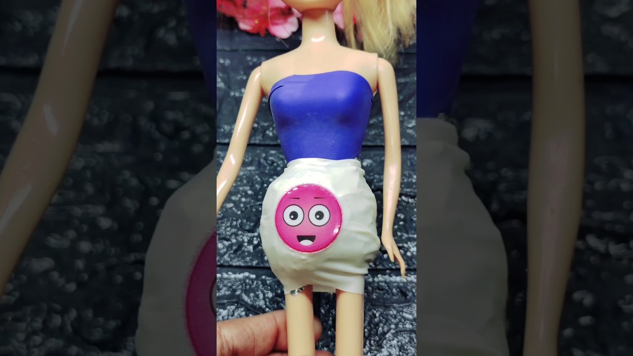 DIY Pregnant Barbie Doll Part 1 #doll #diy #shorts #anna #viral #trending #howto #idea #hack
