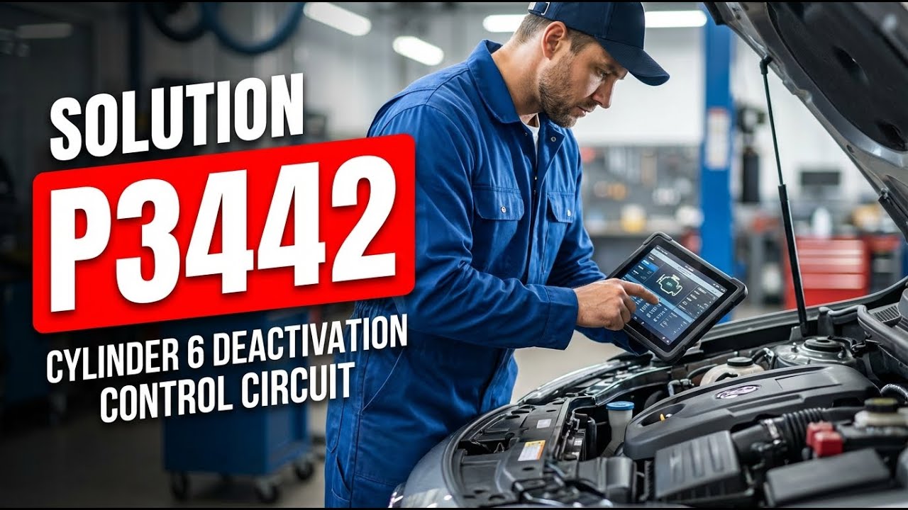 Как исправить ошибку P3442 OBD II &mdash; высокое напряжение в цепи управления деактивацией цилиндра 6