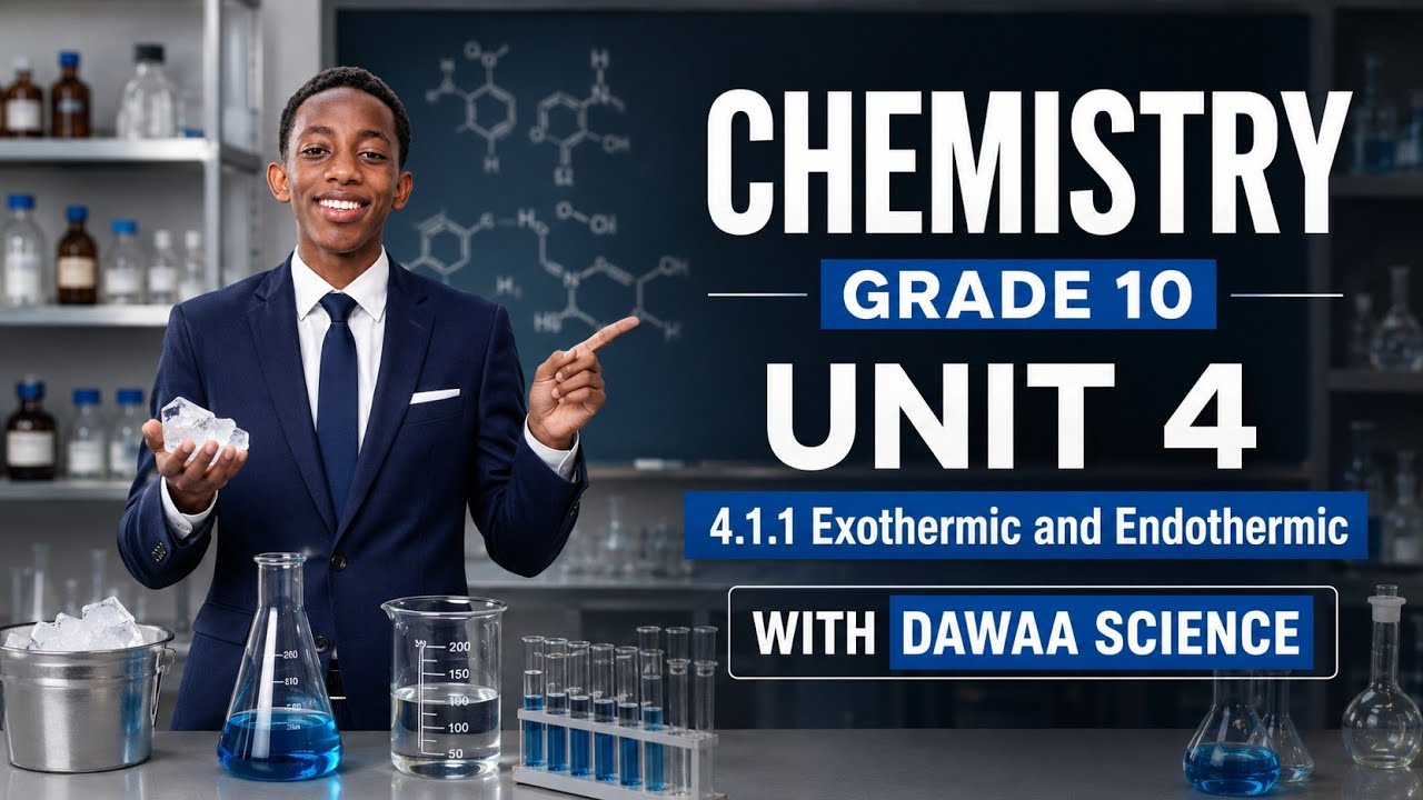 CHEMISTRY GRADE 10 UNIT 4 PART 2 BY AFAAN OROMOO:EXOTHERMIC AND ENDOTHERMIC