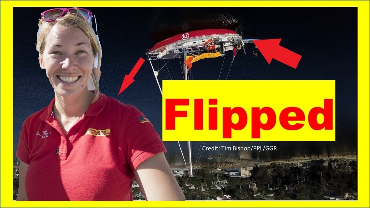 Susie Goodall 's EPIRB Activated, Adrift Sailboat Pitchpoled & Dismasted in the GGR 2018
