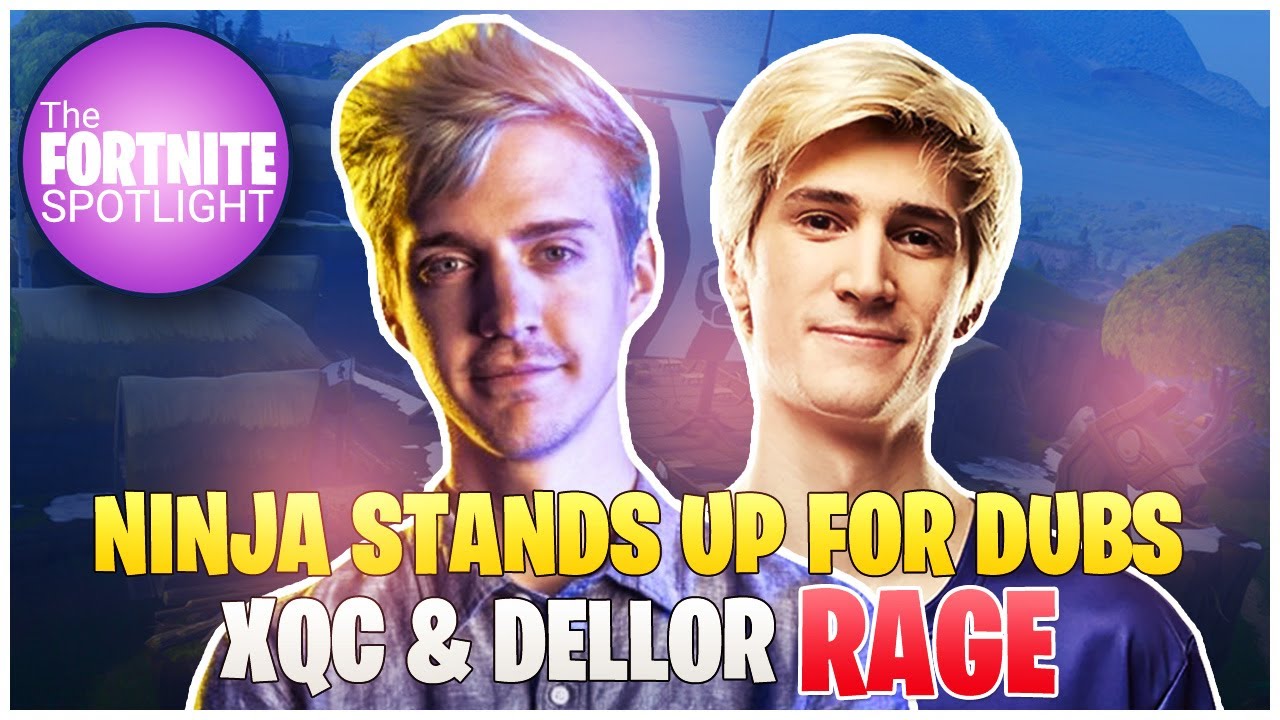 Ninja Stands Up For Accused *HACKER* DubsFN | xQc & Dellor *RAGE* | Fortnite Highlights