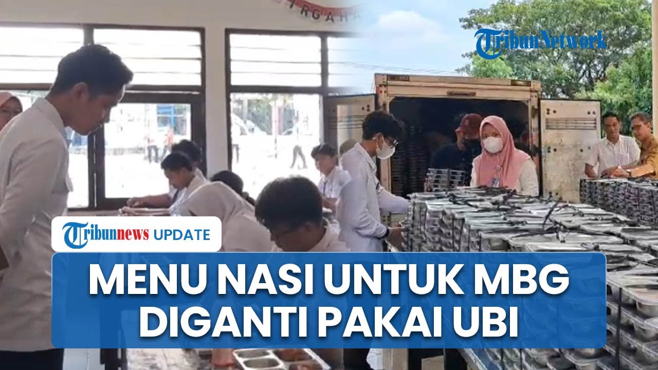 Gibran Rakabuming Tinjau Program MBG di SMAN 10 Surabaya, Menu Nasi Diganti Jadi Ubi