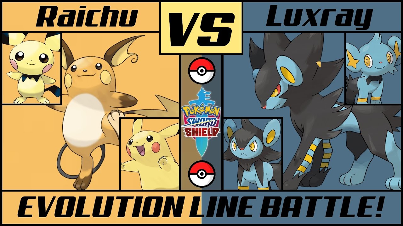 RAICHU vs LUXRAY | Pokémon Evolution Line Battle