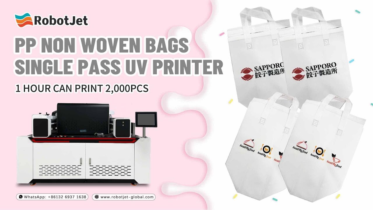PP Non Woven Bags UV Printing Machine | Single Pass UV Printer