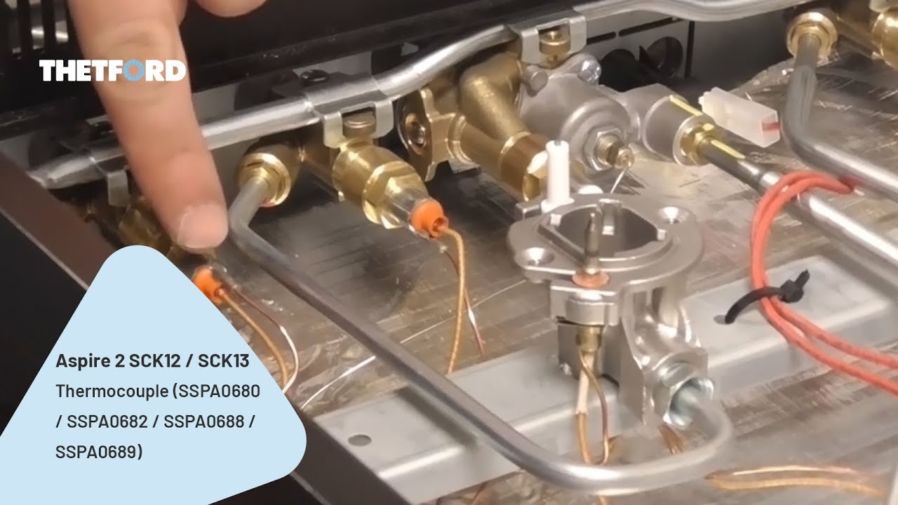 Aspire 2 SCK12 / SCK13 | Thermocouple replacement | Cooker | THETFORD repair instructions