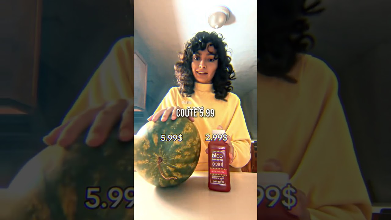 🤔 Combien de jus dans une pastèque…