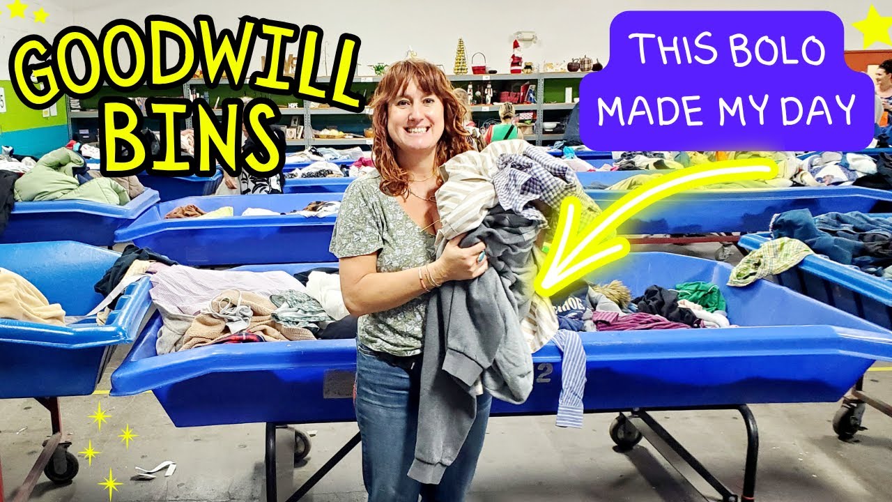 Что происходит, когда вы (практически) сами выносите мусор? ~ GOODWILL OUTLET BINS THRIFT HAUL