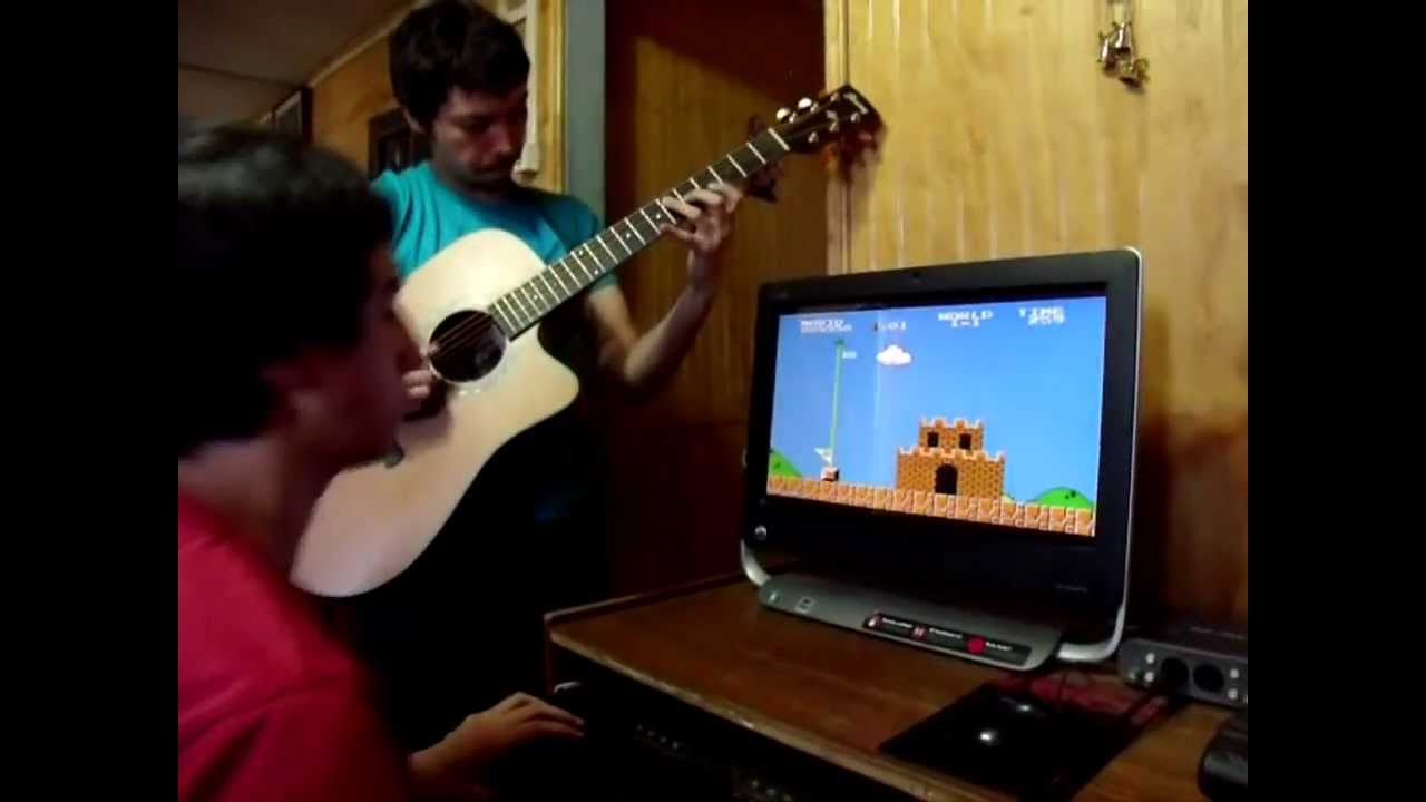 Mario bros con música en vivo ( Paolo Murillo )